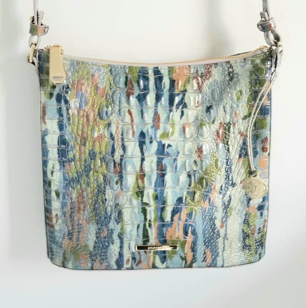 Brahmin Katie Water Lily Melbourne crossbody purse